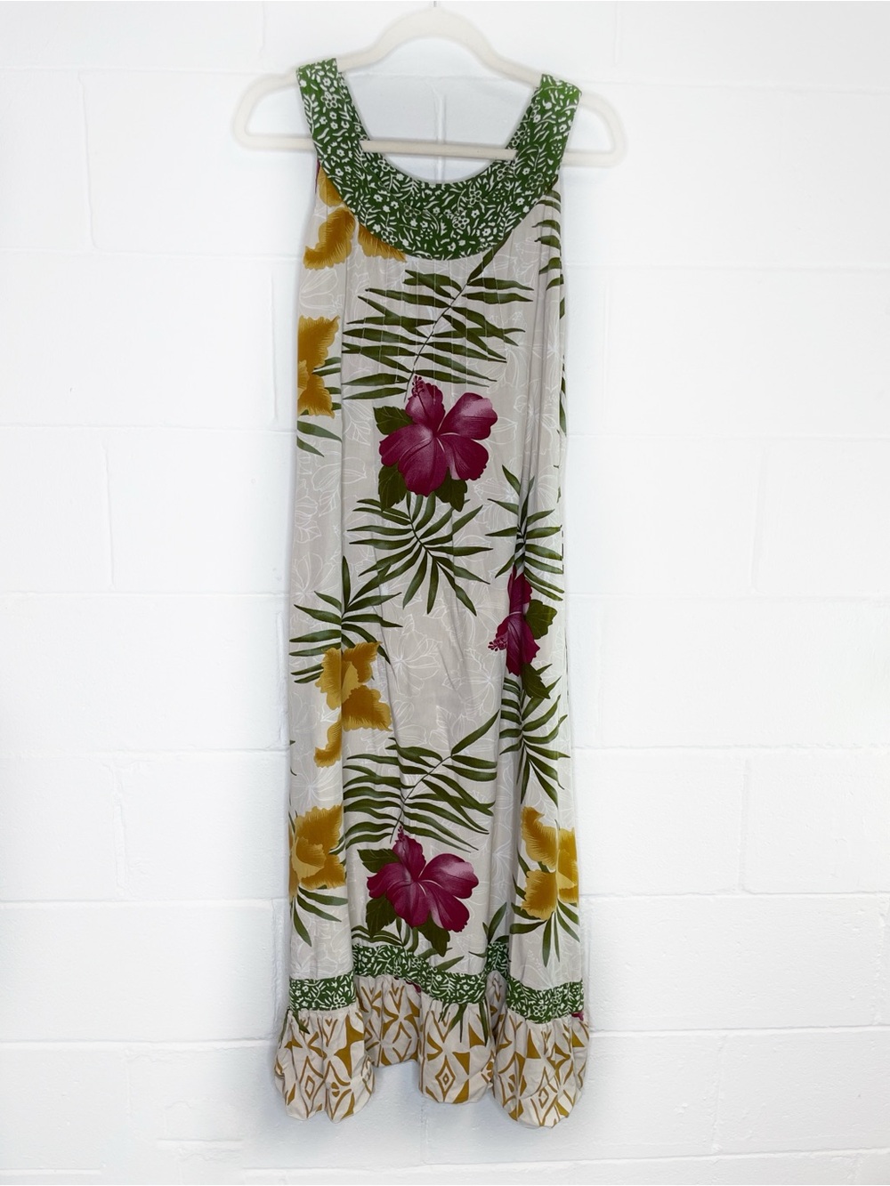 Soft Surroundings Floral Tropical Maxi Dress 100% Rayon With Pockets Bohemian